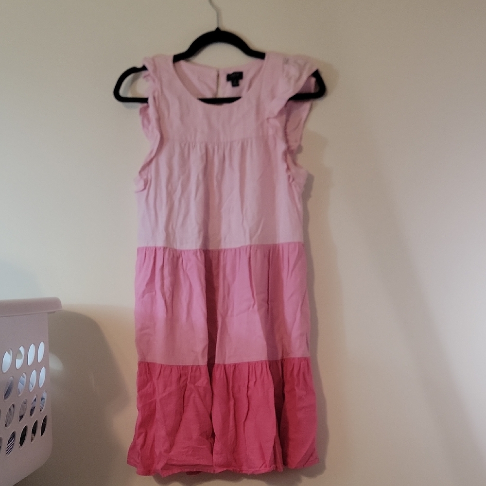 J. Crew Two-Tone Pink Dress